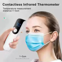 Berührungslosen Infrarot-Thermometers LED Display Fieber Messen für Babys und Erwachsene